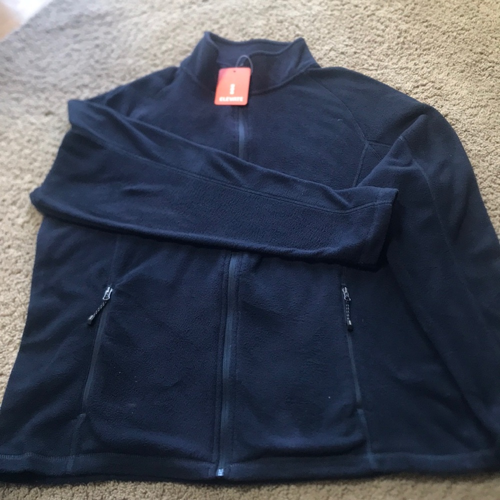 NWT Elevate men’s fleece zip up size L